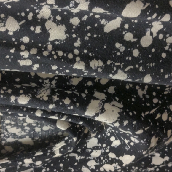 🍀 3/$9 Michael Kors Paint Splatter Cowl-Neck Blouse - Picture 4 of 7